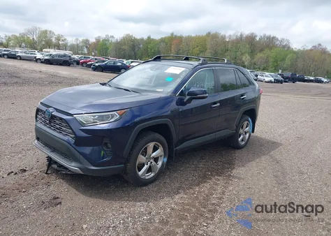 2020 Toyota Rav4 Hybrid Limited from USA, damaged, VIN 2T3DWRFV0LW070377